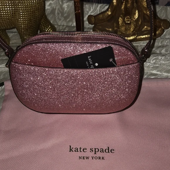 Kate Spade Glimmer Oval Camera Crossbody Bag - Picture 4 of 5